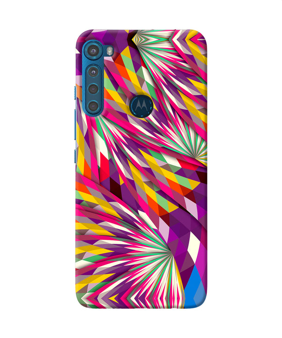 Abstract colorful print Motorola One Fusion Plus Back Cover