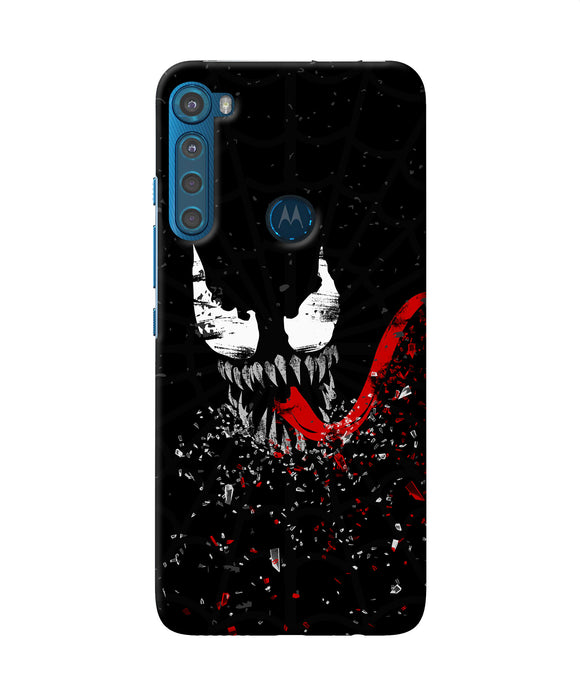 Venom black poster Motorola One Fusion Plus Back Cover