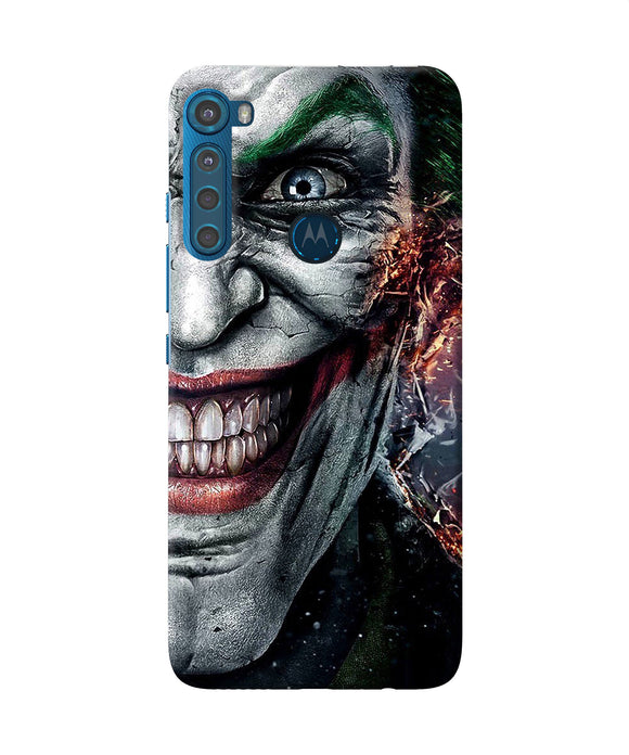 Joker half face Motorola One Fusion Plus Back Cover