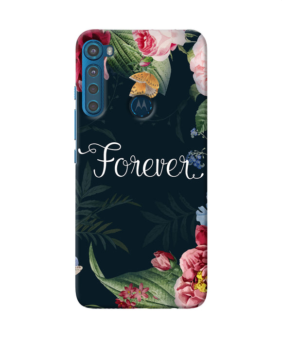 Forever flower Motorola One Fusion Plus Back Cover