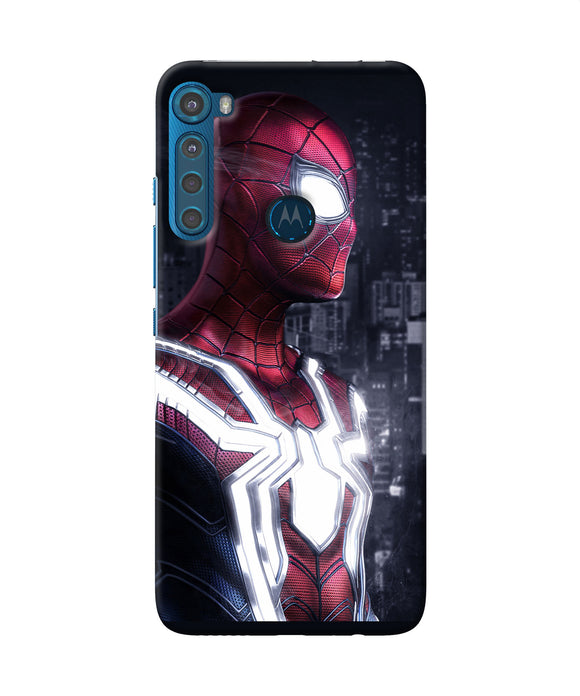 Spiderman suit Motorola One Fusion Plus Back Cover