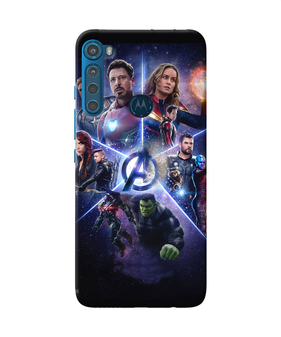 Avengers super hero poster Motorola One Fusion Plus Back Cover