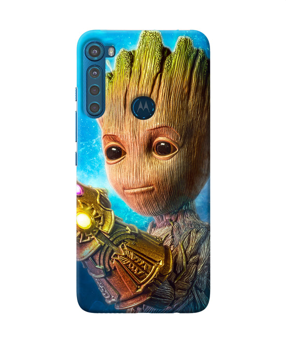 Groot vs thanos Motorola One Fusion Plus Back Cover