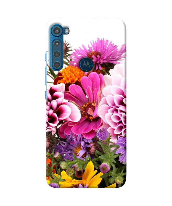 Natural flowers Motorola One Fusion Plus Back Cover