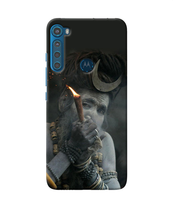 Aghori chillum Motorola One Fusion Plus Back Cover