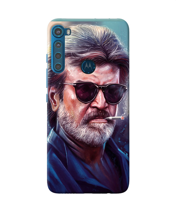 Rajnikant smoking Motorola One Fusion Plus Back Cover