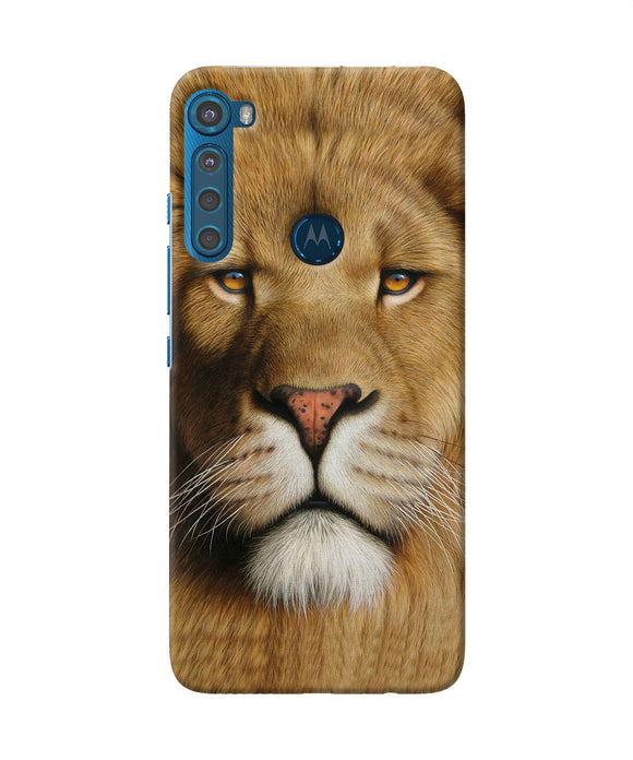 Nature lion poster Motorola One Fusion Plus Back Cover