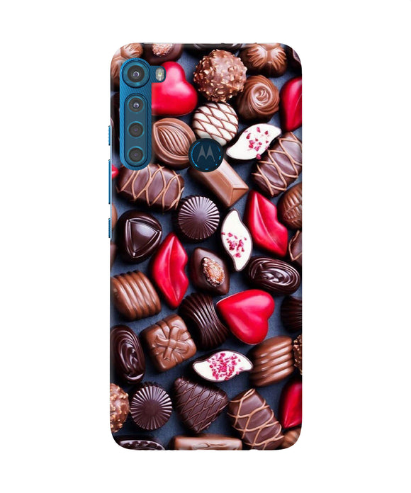 Valentine special chocolates Motorola One Fusion Plus Back Cover