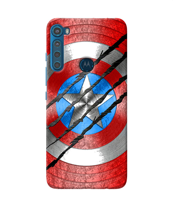 Scratch on shield Motorola One Fusion Plus Back Cover