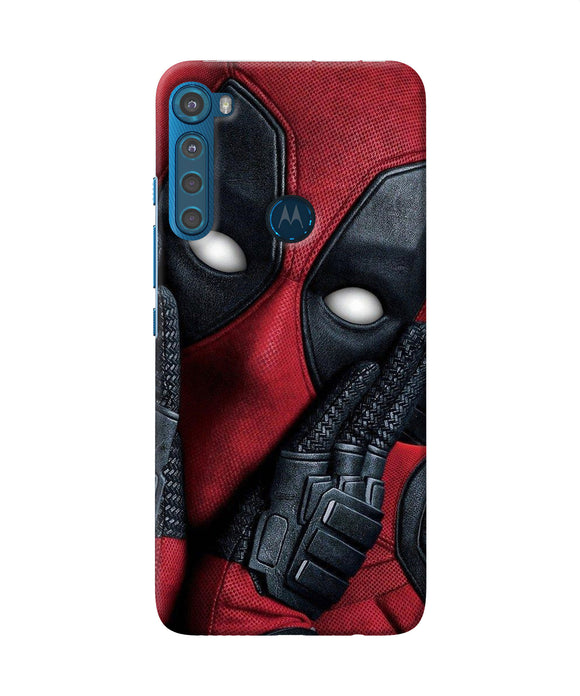 Thinking deadpool Motorola One Fusion Plus Back Cover