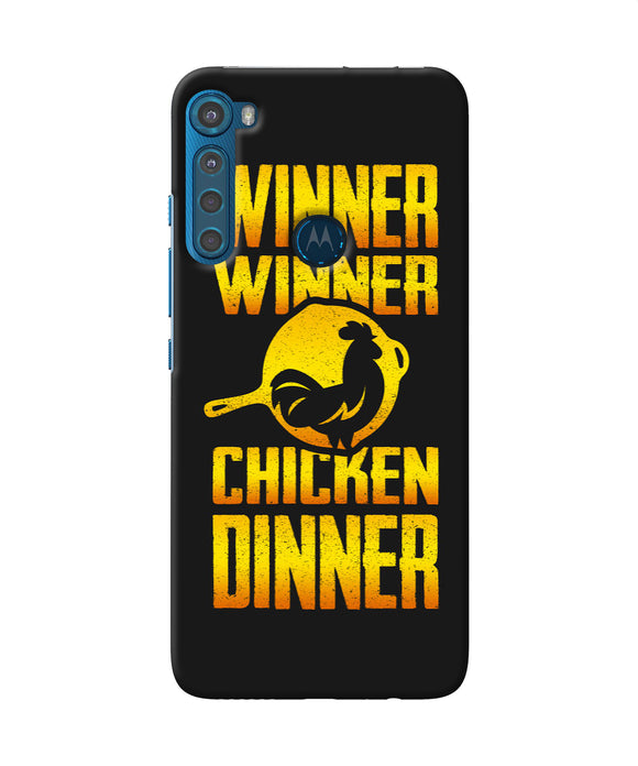 Pubg chicken dinner Motorola One Fusion Plus Back Cover