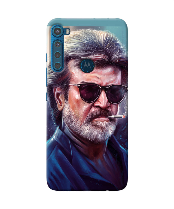 Rajnikant smoking Motorola One Fusion Plus Back Cover