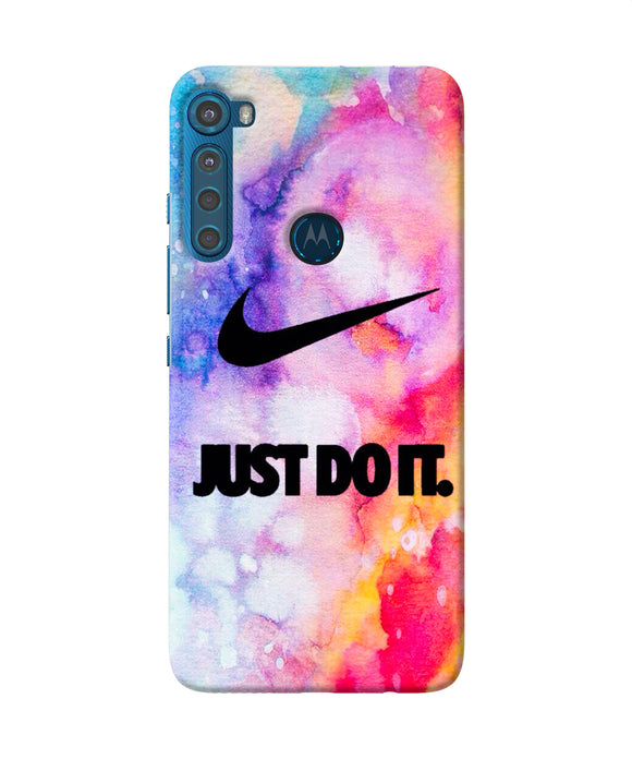 Just do it colors Motorola One Fusion Plus Back Cover