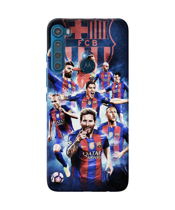 Messi FCB team Motorola One Fusion Plus Back Cover