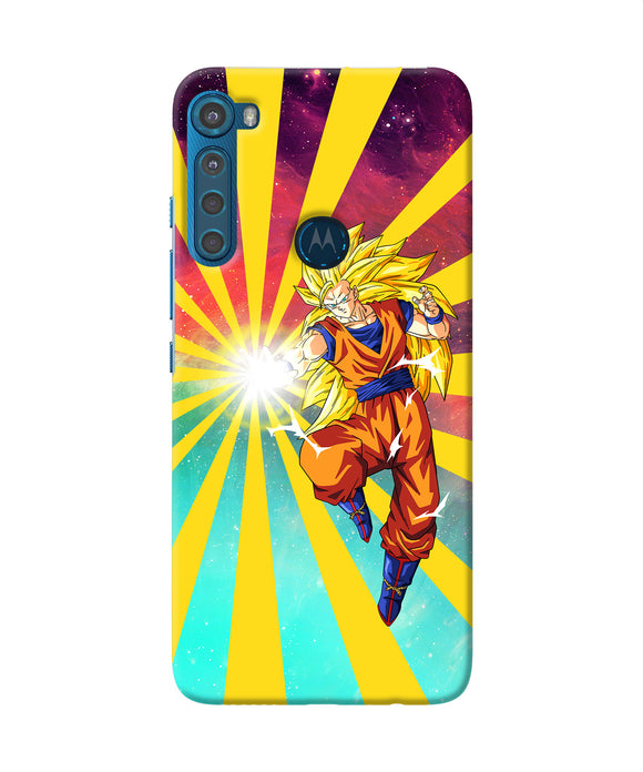 Goku super saiyan Motorola One Fusion Plus Back Cover