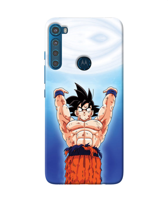 Goku super saiyan power Motorola One Fusion Plus Back Cover