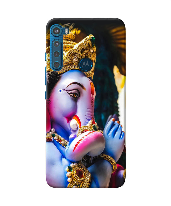 Lord ganesh statue Motorola One Fusion Plus Back Cover