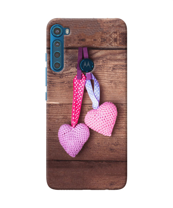 Two gift hearts Motorola One Fusion Plus Back Cover