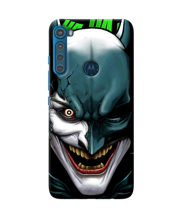 Batman joker smile Motorola One Fusion Plus Back Cover