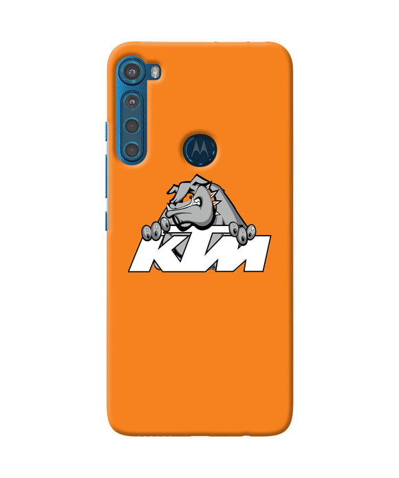 KTM dog logo Motorola One Fusion Plus Back Cover