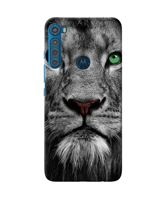 Lion poster Motorola One Fusion Plus Back Cover
