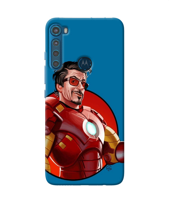 Ironman animate Motorola One Fusion Plus Back Cover