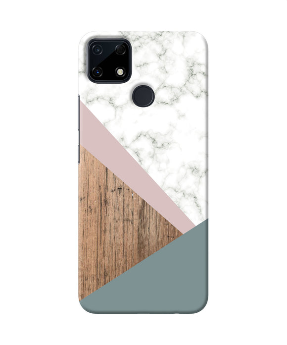 Marble wood Abstract Realme Narzo 30A Back Cover