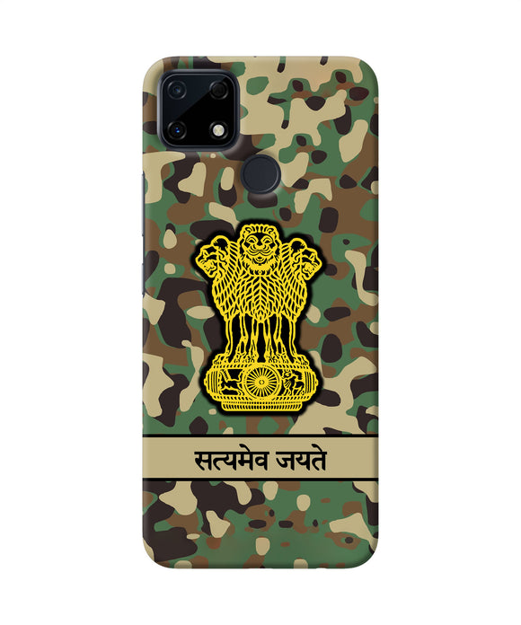 Satyamev Jayate Army Realme Narzo 30A Back Cover