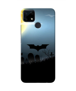 Batman Scary cemetry Realme Narzo 30A Real 4D Back Cover