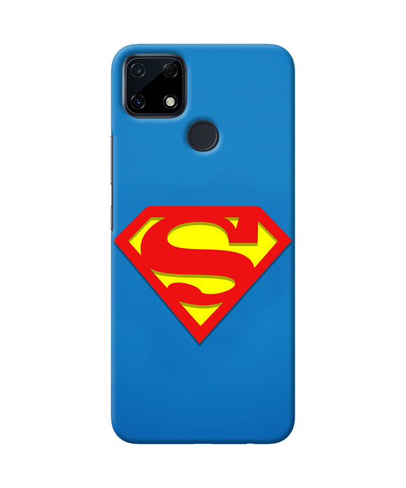 Superman Blue Realme Narzo 30A Real 4D Back Cover