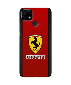 Ferrari Abstract Realme Narzo 30A Real 4D Back Cover