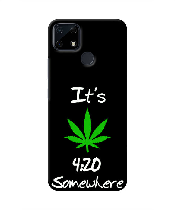 Weed Quote Realme Narzo 30A Real 4D Back Cover