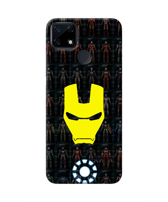 Iron Man Suit Realme Narzo 30A Real 4D Back Cover