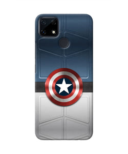 Captain America Suit Realme Narzo 30A Real 4D Back Cover