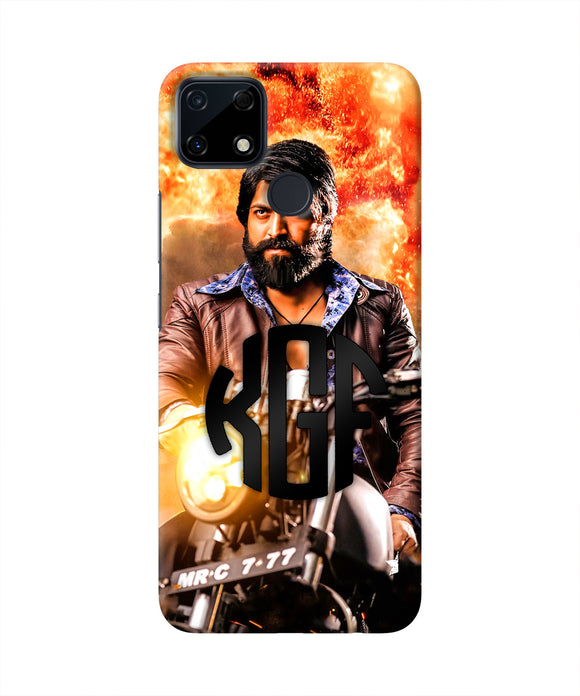 Rocky Bhai on Bike Realme Narzo 30A Real 4D Back Cover