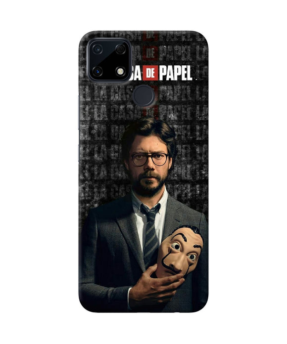 Money Heist Professor with Mask Realme Narzo 30A Back Cover