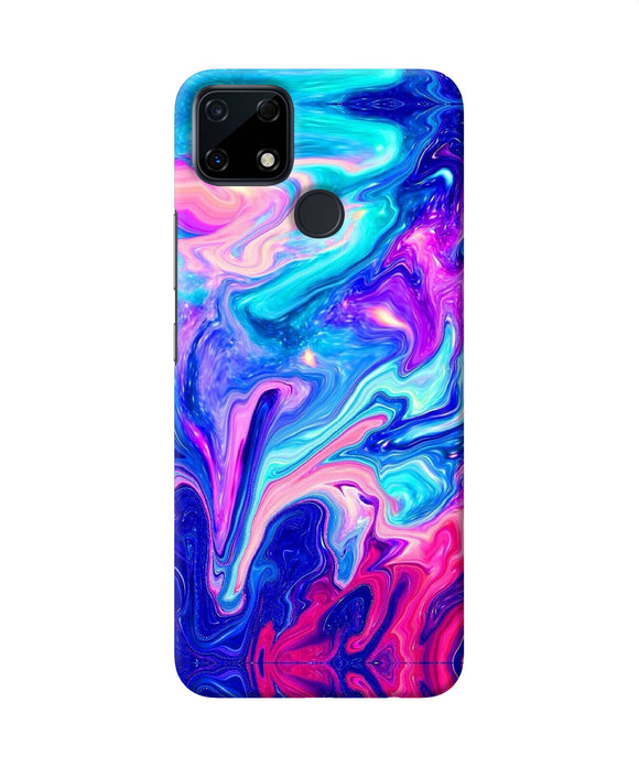 Abstract colorful water Realme Narzo 30A Back Cover