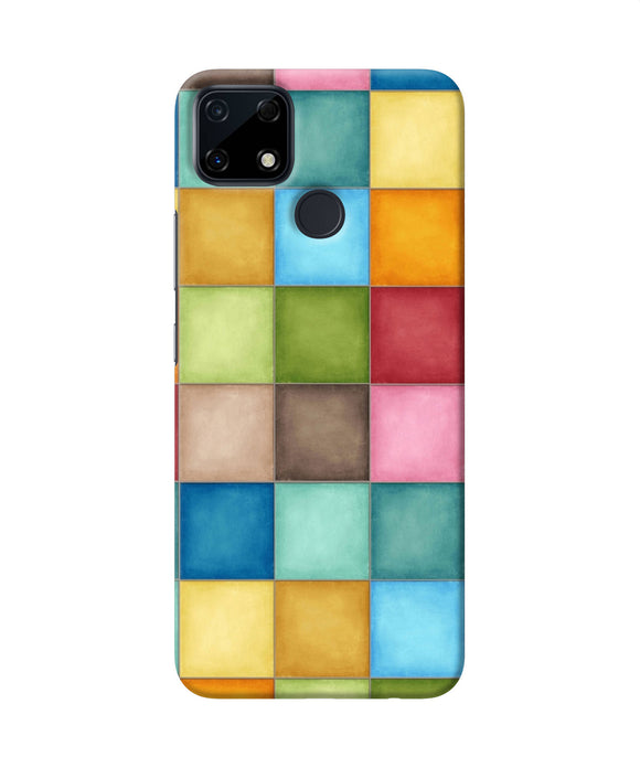 Abstract colorful squares Realme Narzo 30A Back Cover