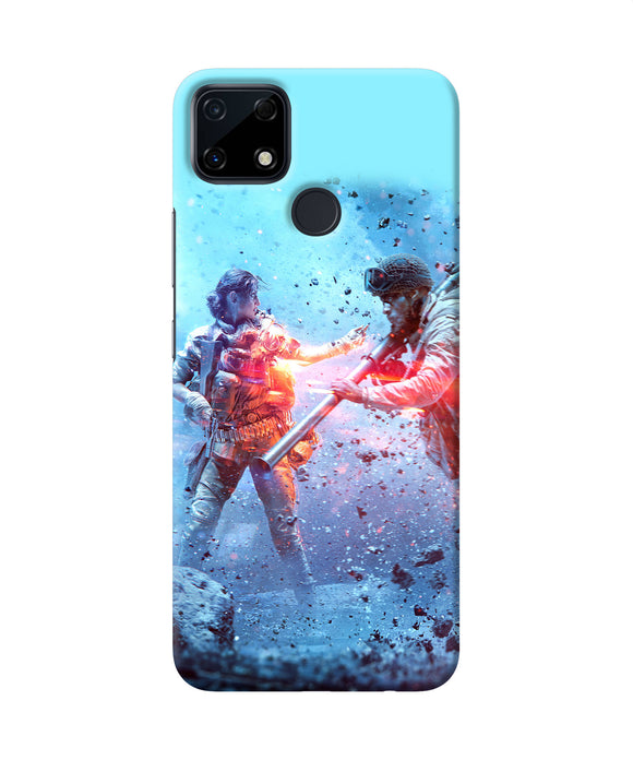 Pubg water fight Realme Narzo 30A Back Cover