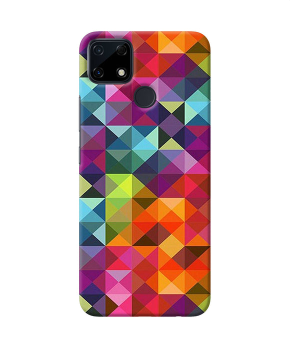 Abstract triangle pattern Realme Narzo 30A Back Cover