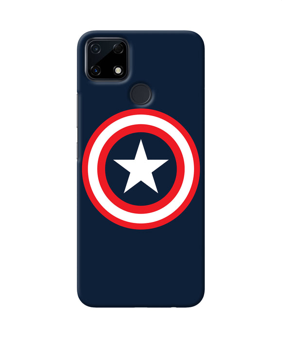 Captain america logo Realme Narzo 30A Back Cover