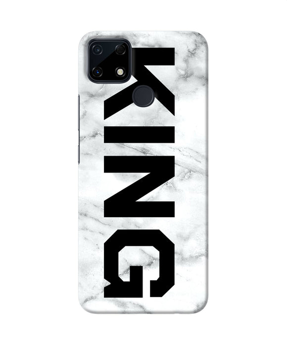 King marble text Realme Narzo 30A Back Cover