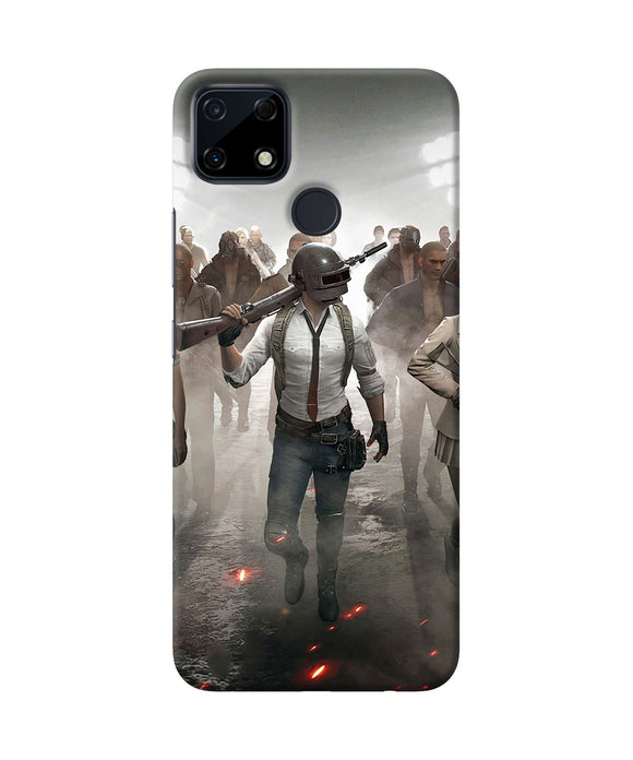 Pubg fight over Realme Narzo 30A Back Cover