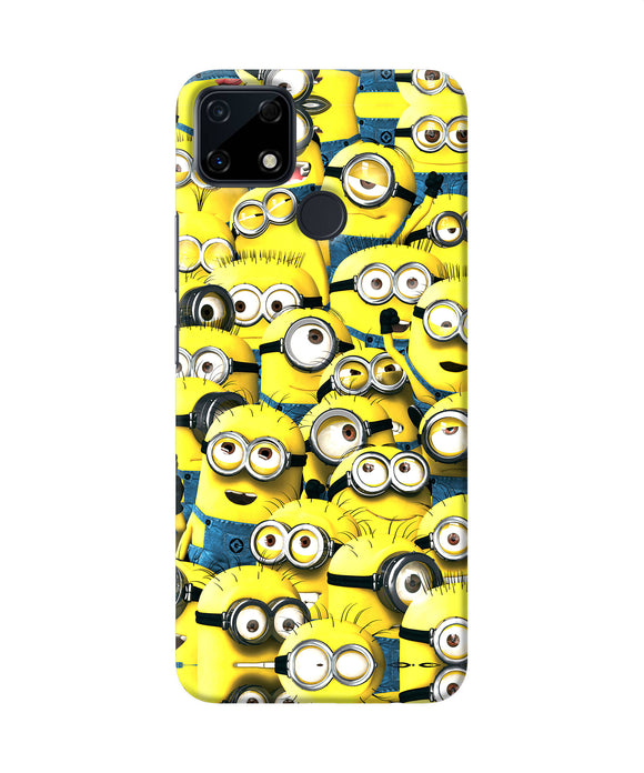 Minions mini crowd Realme Narzo 30A Back Cover