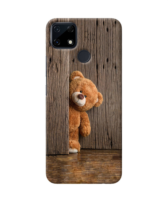 Teddy wooden Realme Narzo 30A Back Cover