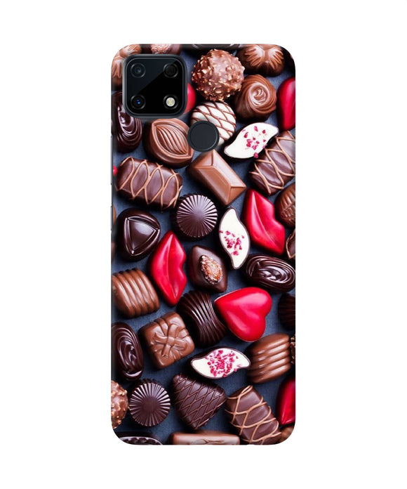 Valentine special chocolates Realme Narzo 30A Back Cover