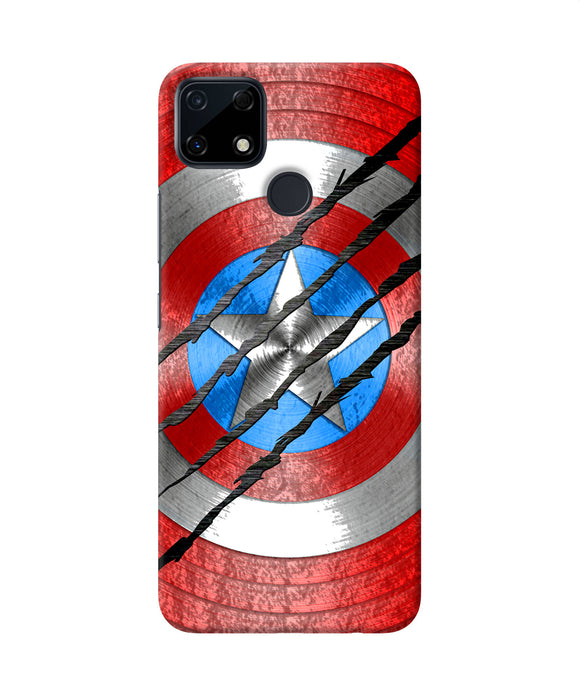 Scratch on shield Realme Narzo 30A Back Cover