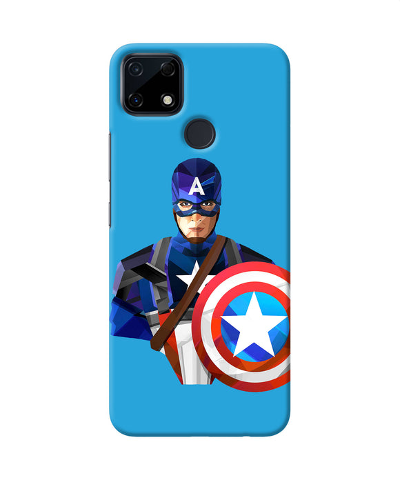 Captain america character Realme Narzo 30A Back Cover