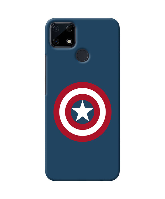 Captain america logo Realme Narzo 30A Back Cover