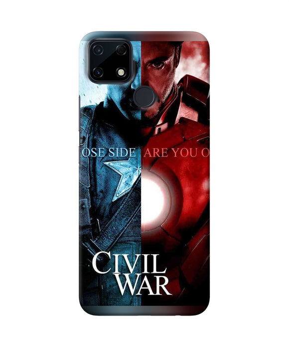 Civil war Realme Narzo 30A Back Cover